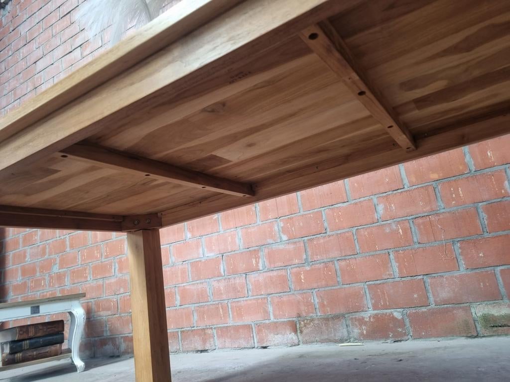 Teak eettafel GRATIS LEVERING, Ophalen, Landelijk modern, Indo., Teakhout