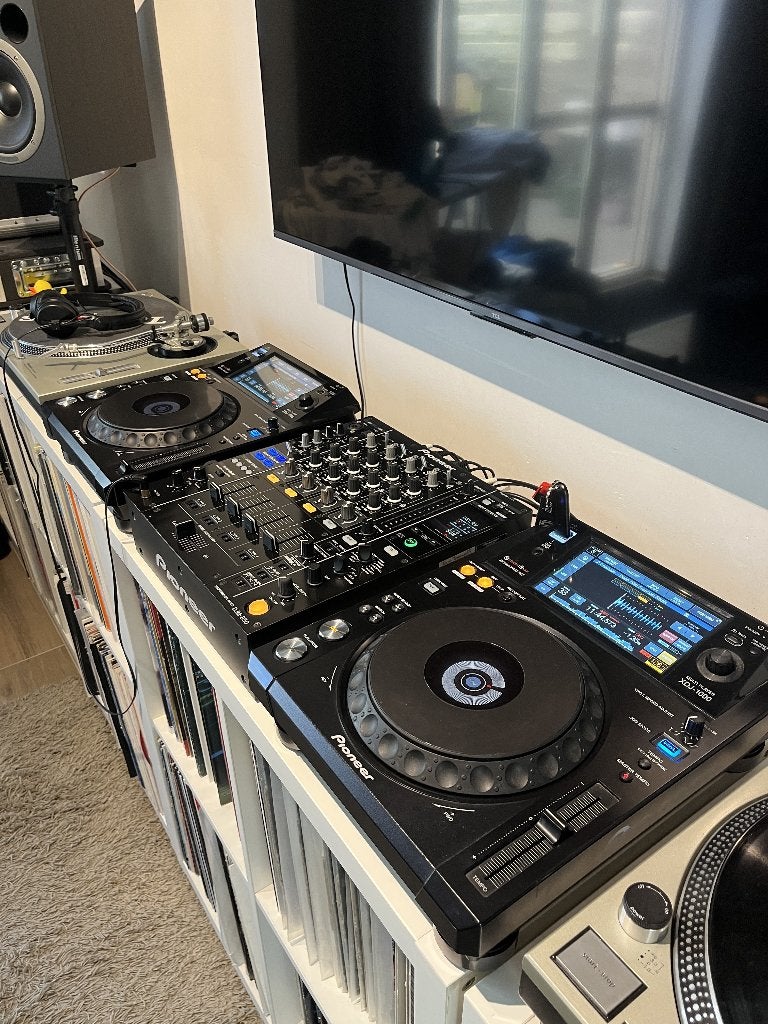 Pioneer XDJ1000 mk1 (2x) + DJM850, Muziek en Instrumenten, Dj-sets en Draaitafels, Ophalen, Zo goed als nieuw, Dj-set, Pioneer