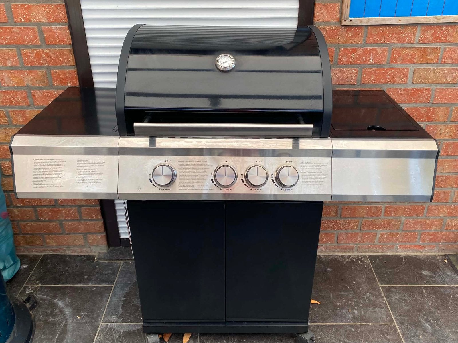 Tarrington House gasbarbecue  4 branders + zijbrander, Tuin en Terras, Gasbarbecues, Zo goed als nieuw, Ophalen