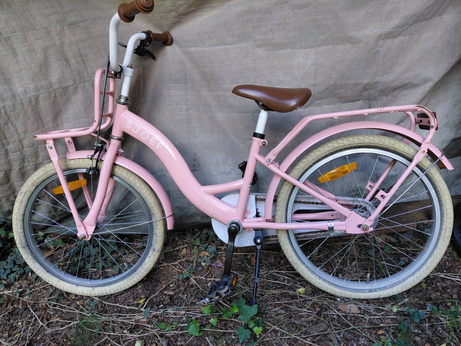 mooie roze meisjes fiets, Vélos & Vélomoteurs, Utilisé, Frein à disque, 20 pouces, Enlèvement