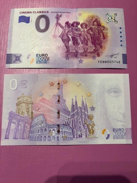 Billet 0 € souvenir Cinema Classics The 3 Musketeers, Enlèvement ou Envoi, Autres pays, Billets en vrac