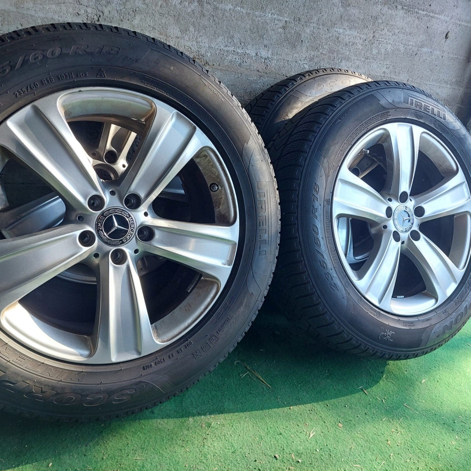 Original Mercedes GLC X253 jantes avec pneus hiver, Enlèvement, Pneus hiver, Pneu(s)