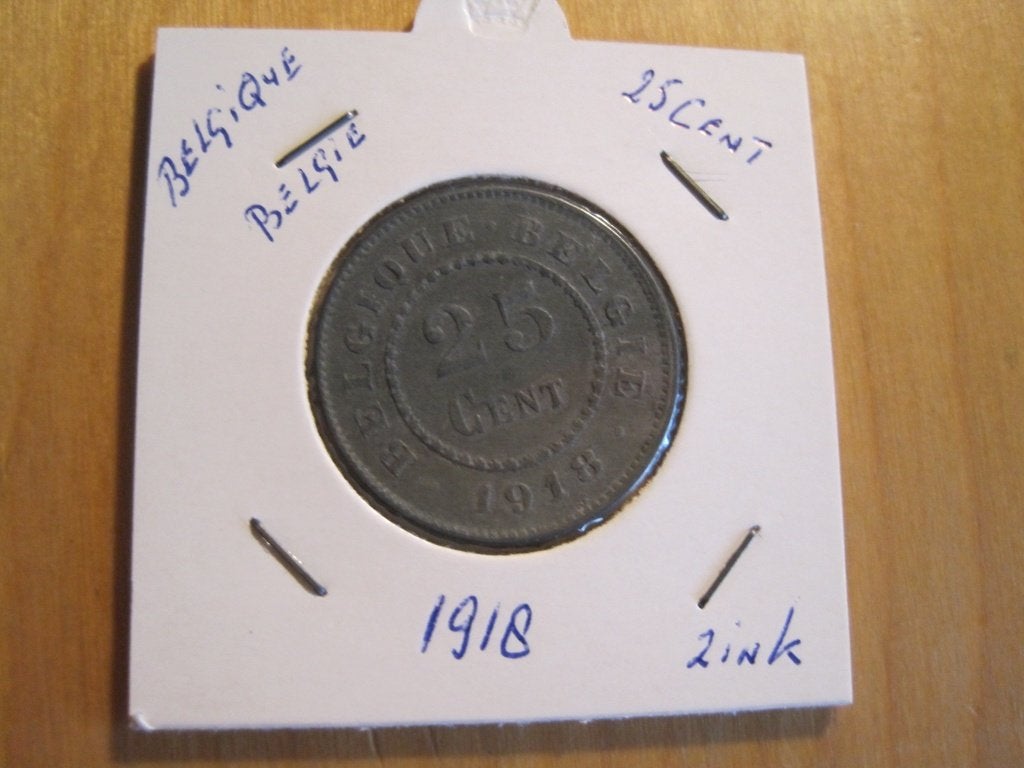 25 cent. BELGIE, Timbres & Monnaies, Envoi, Autre, Monnaie en vrac