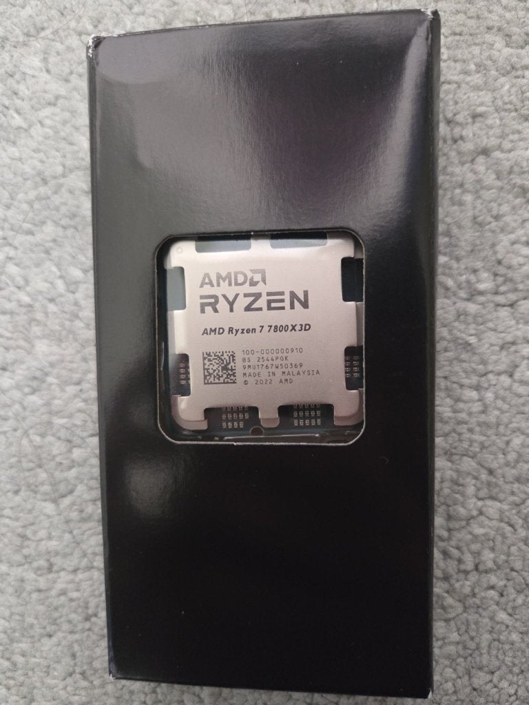 AMD Ryzen 7 7800X3D 5 GHz 8-core, Computers en Software, Processors, Ophalen of Verzenden, Zo goed als nieuw, 8-core