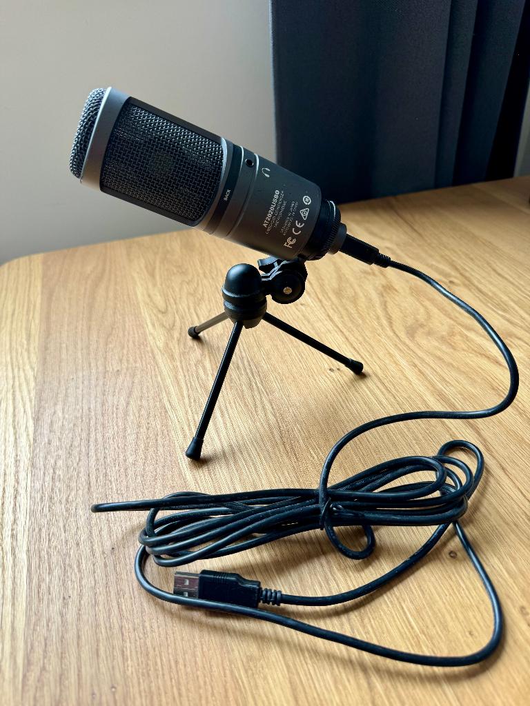 Audio-Technica AT2020USB+ | État Neuf | Micro Pro USB, Musique & Instruments, Enlèvement, Comme neuf, Micro studio