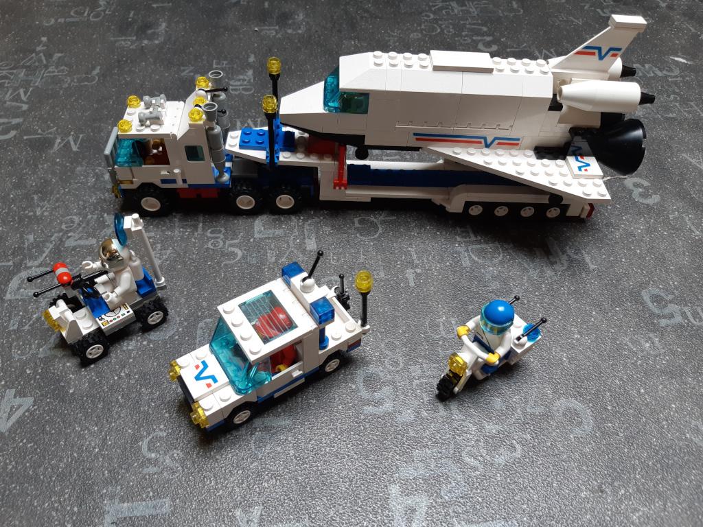 Lego 6346 + 6516 Space shuttle, Enlèvement ou Envoi, Utilisé, Ensemble complet, Lego