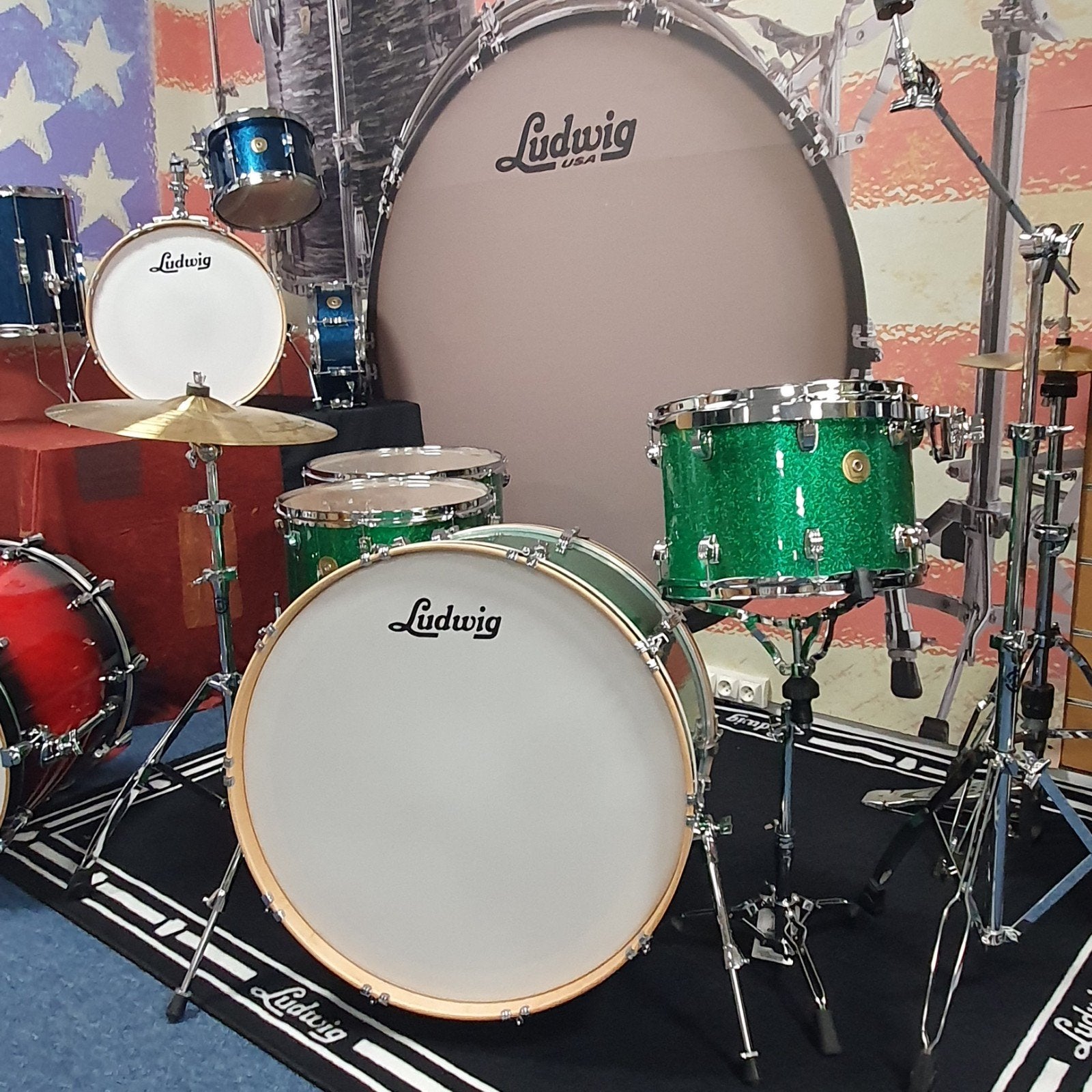 Ludwig Continental maple: 26/14/16/18 set-up, Muziek en Instrumenten, Drumstellen en Slagwerk, Ophalen of Verzenden, Ludwig