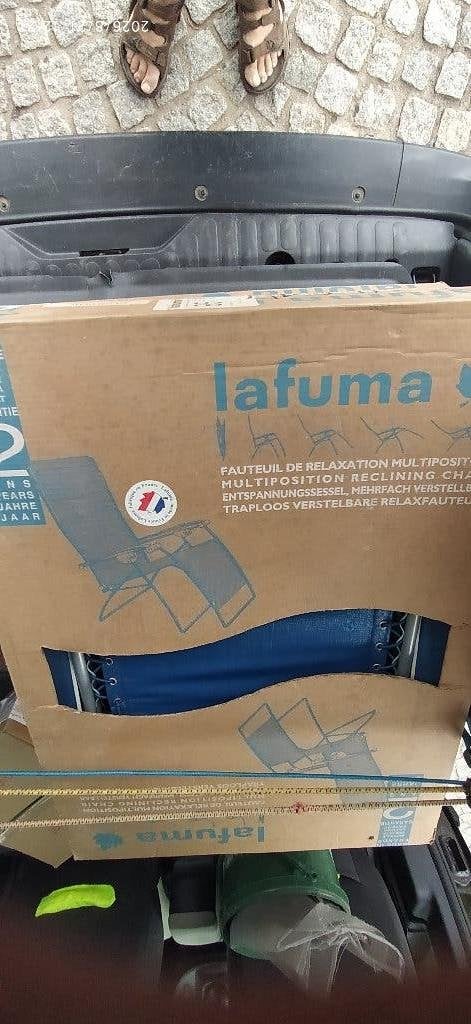 chaise de plage relax, Jardin & Terrasse, Enlèvement, Utilisé, Aluminium, Pliant