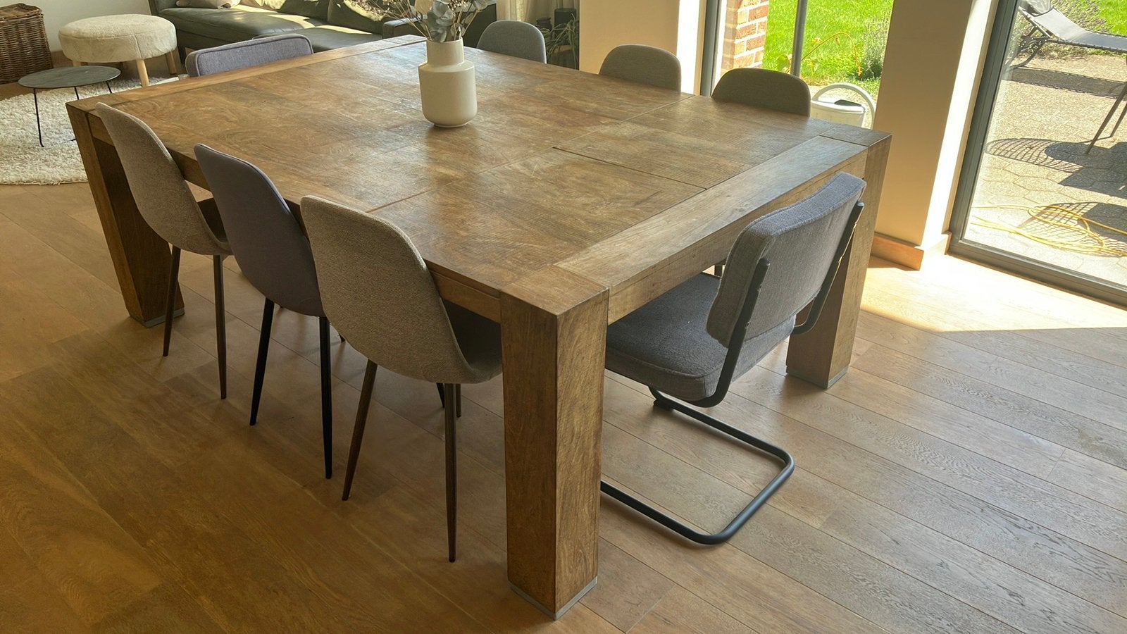 Mooie landelijke tafel, Huis en Inrichting, Tafels | Eettafels, Ophalen, Zo goed als nieuw
