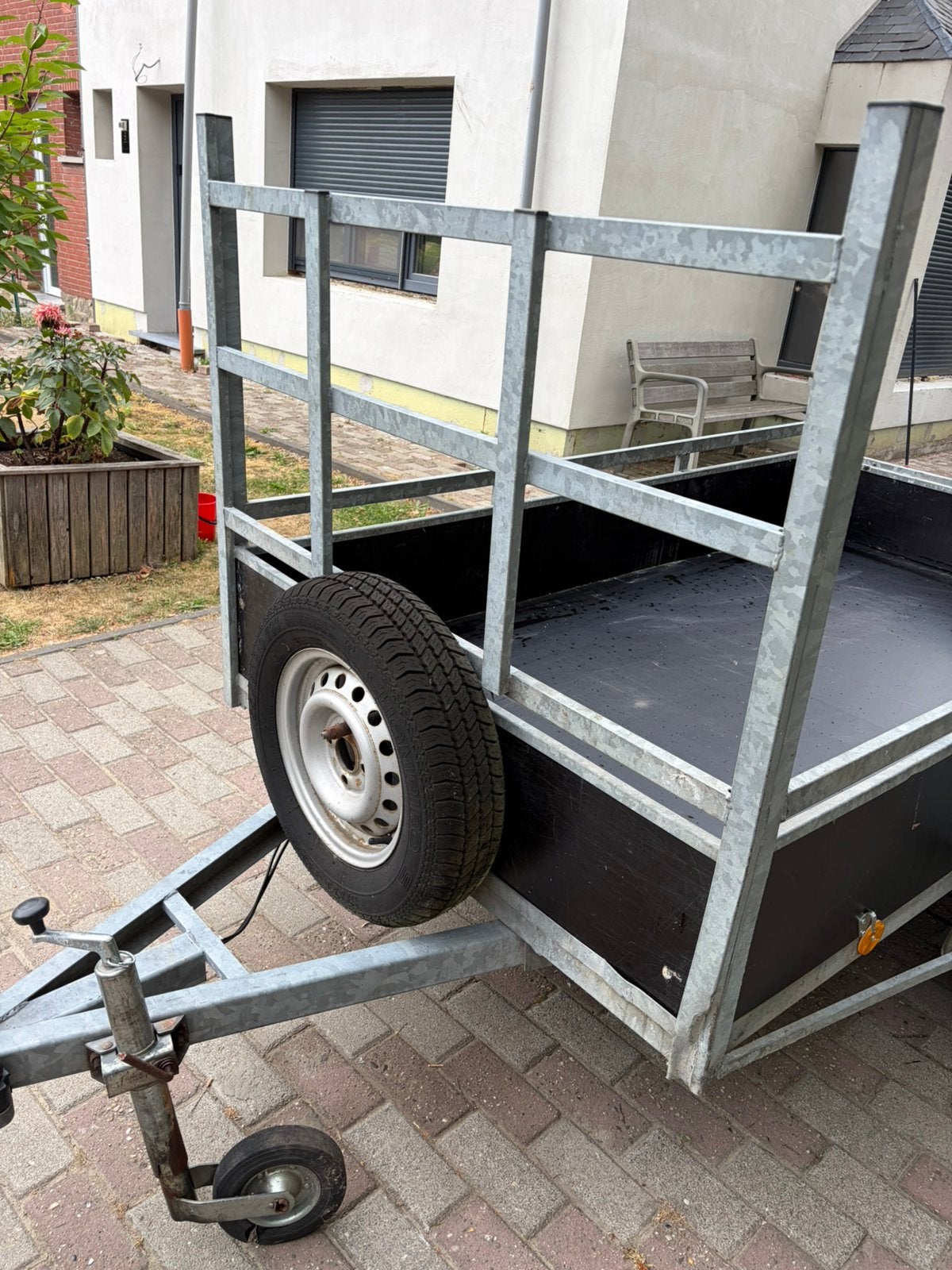 Aanhangwagen enkelas, Auto diversen, Aanhangers en Bagagewagens, Ophalen, Zo goed als nieuw