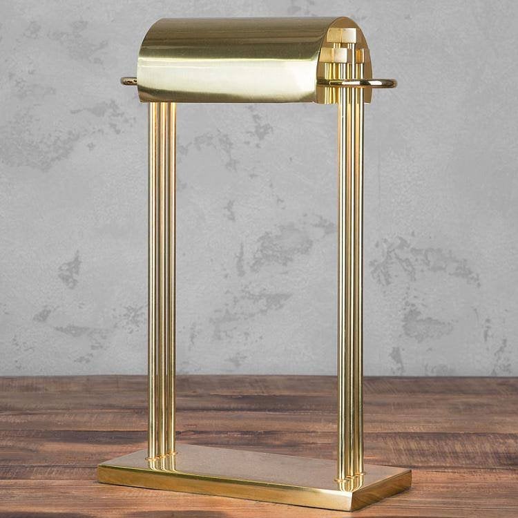 Messing Tafellamp Burolamp schemerlamp Eichholtz Fairfax, Ophalen of Verzenden, Zo goed als nieuw