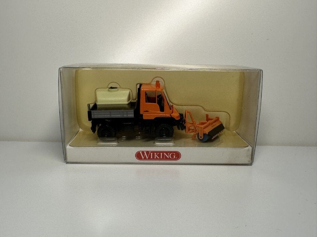 MERCEDES Unimog U400 Nettoyage Voirie 1/87 HO WIKING Neuf+B, Hobby & Loisirs créatifs, Voitures miniatures | 1:87, Enlèvement
