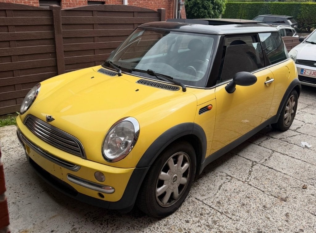 Mini cooper one - benzine 1.5 - Schuifdak!, Autos, Achat, Boîte manuelle, Toit ouvrant, Noir