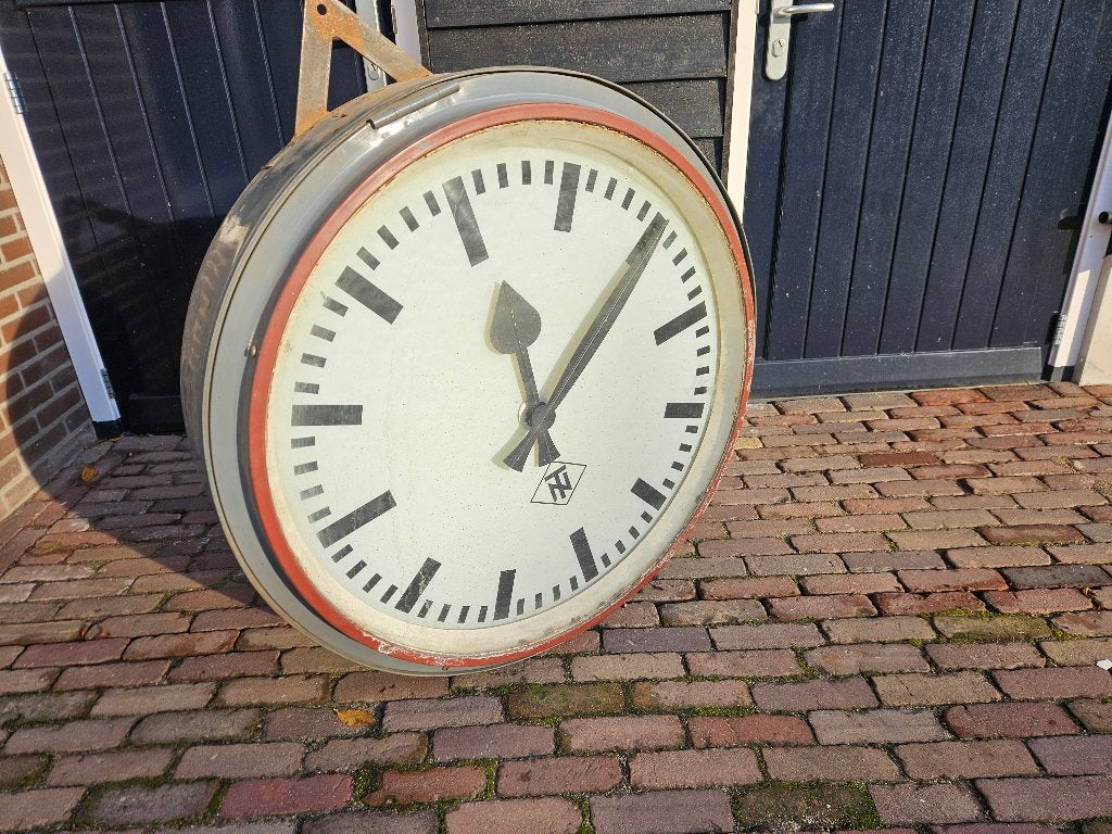 Antieke klok, Telefonbau & Normalzeit, Stationsklok, Antiquités & Art, Antiquités | Horloges, Enlèvement
