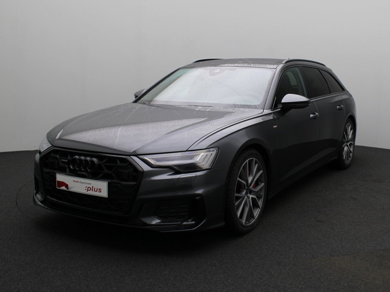 Audi A6 Avant Audi A6 Avant S line 55 TFSI e quattro 270(367, Auto's, Automaat, Parkeersensor, Zwart, Hybride Elektrisch/Benzine