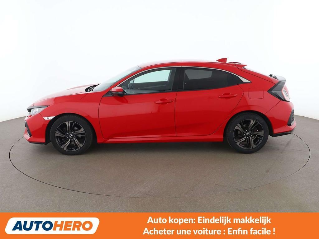 Honda Civic 1.0 VTEC Elegance (bj 2018), Auto's, Voorwielaandrijving, Stof, Gebruikt, 988 cc