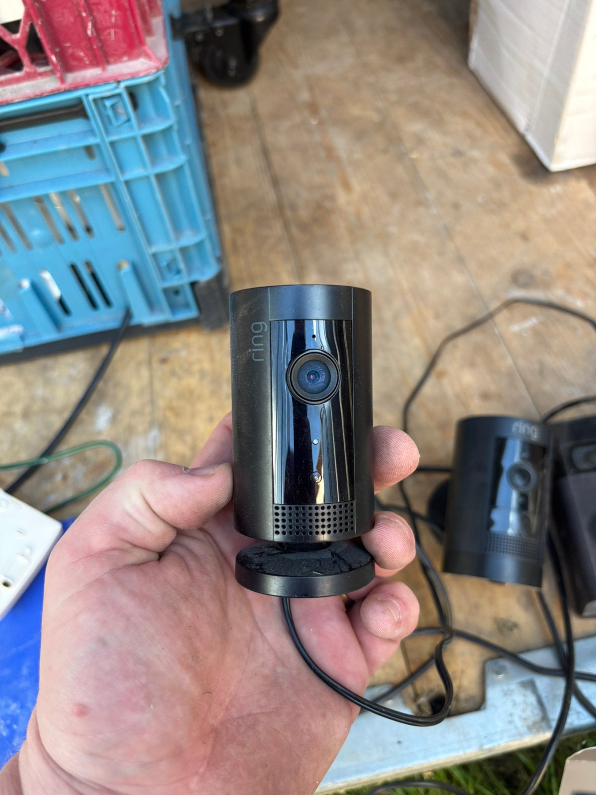 Wifi deurbel ring + camera’s, Enlèvement, Capteur de détection de mouvement, Utilisé, Sans fil
