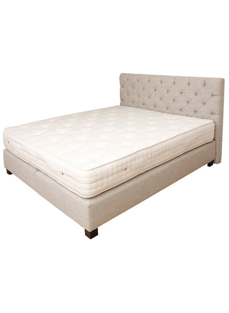 Scapa home boxspring, Gris, 210 cm, Landelijk, Enlèvement