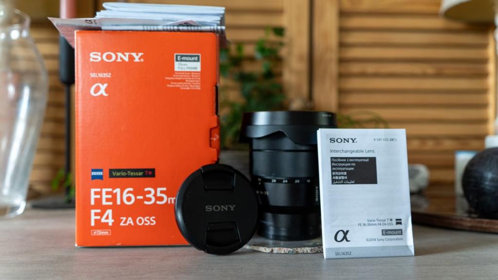 Objectif grand angle Sony FE 16-35 mm F4 ZA OSS à monture E, Enlèvement, Comme neuf, Objectif grand angle, Zoom