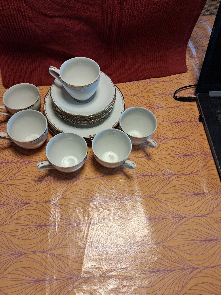 6-delig servies, Ophalen, Klassiek, Overige typen, Zo goed als nieuw