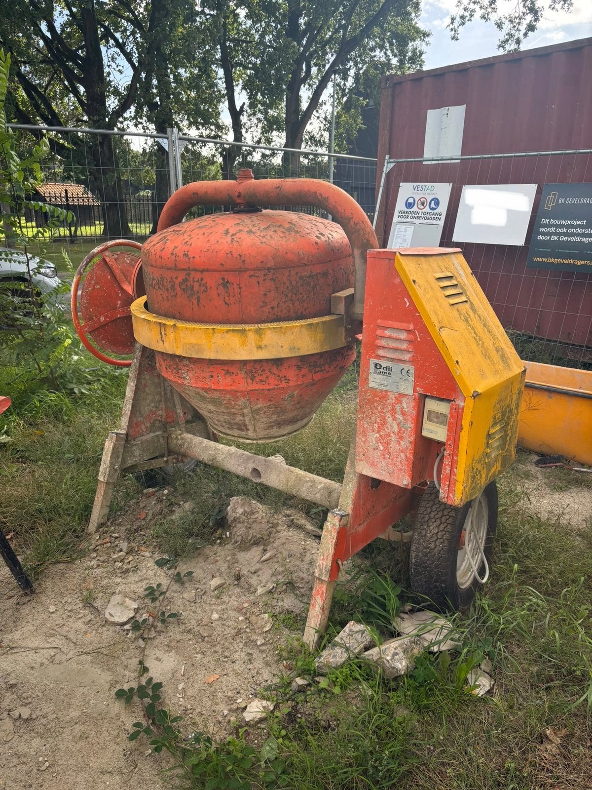 Mortelmolen, Doe-het-zelf en Bouw, Ophalen, Gebruikt