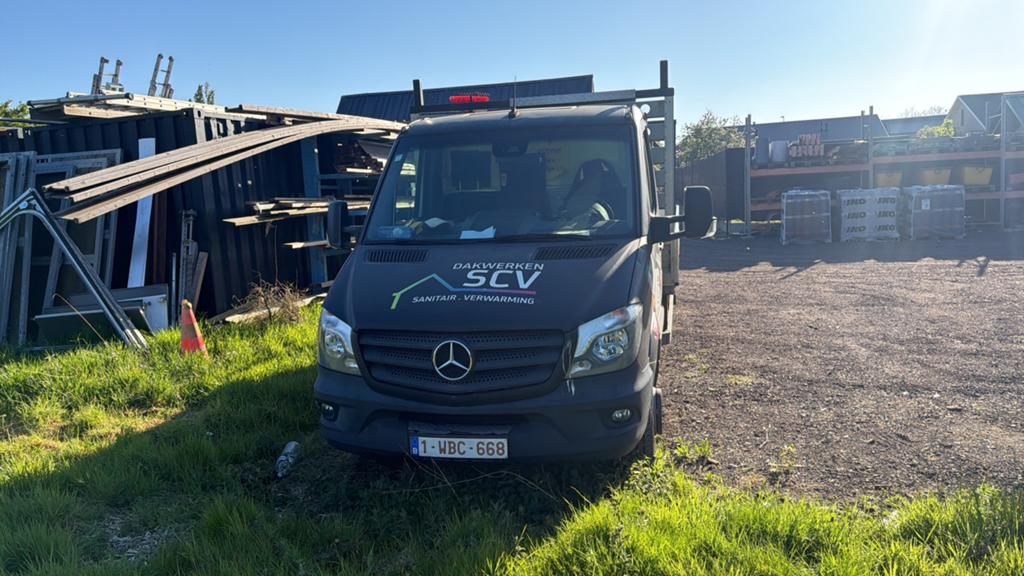 Mercedes sprinter 516cdi, Auto's, Bestelwagens en Lichte vracht, Euro 5, Zwart, Wit, Mercedes-Benz