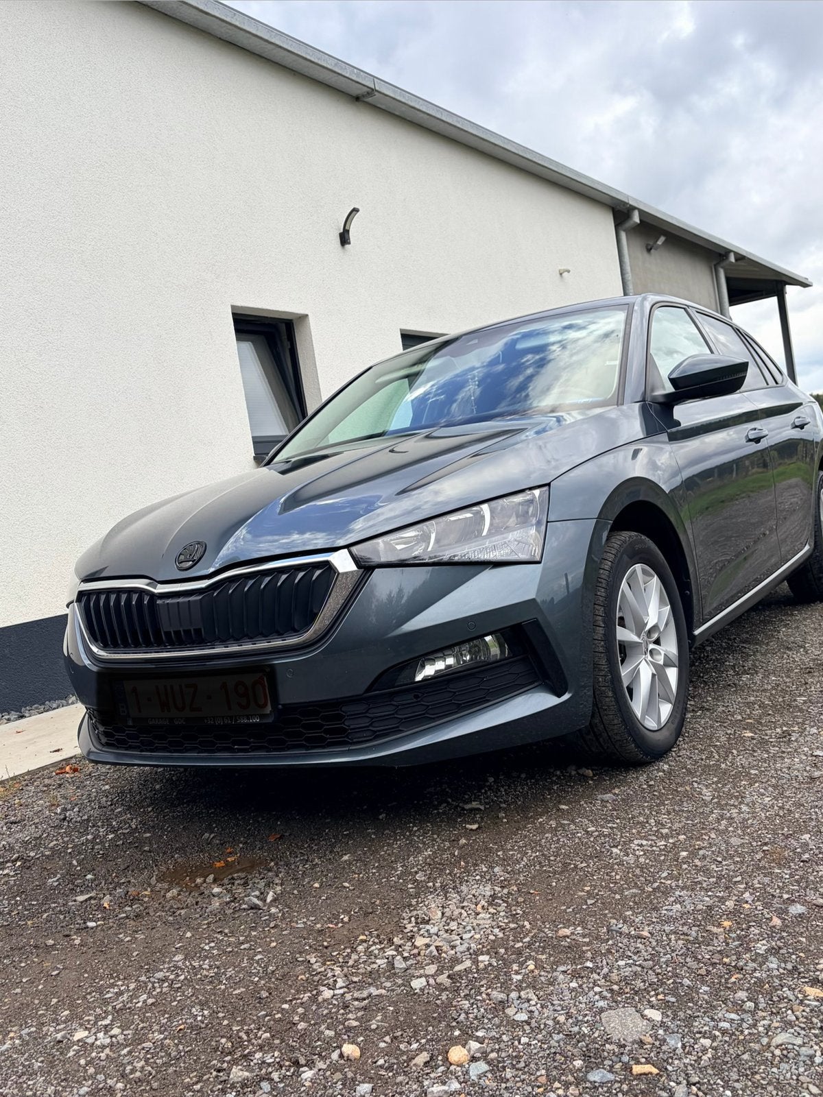 Škoda Scala 1.6 TDI Diesel – DSG – 09/2019 – 138 000 km, Autos, Argent ou Gris, Euro 6, Entretenue par le concessionnaire, Noir