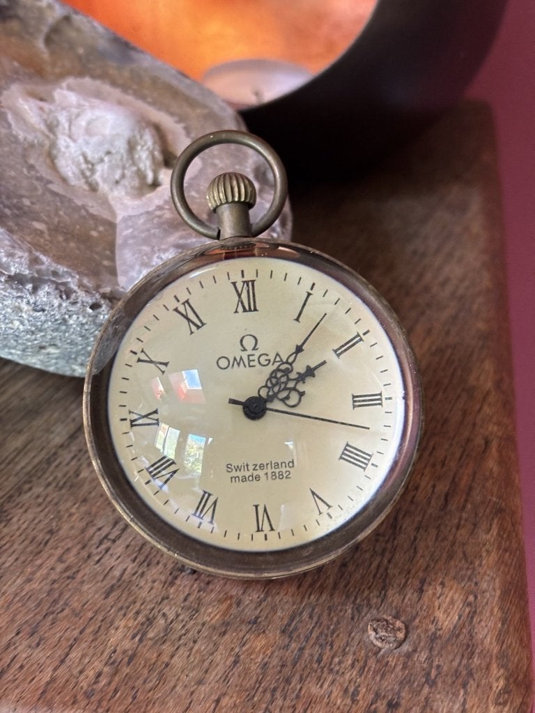 Boule de Cristal Antique Style OMEGA 1882, Ophalen, Gebruikt, Gebruiksvoorwerp