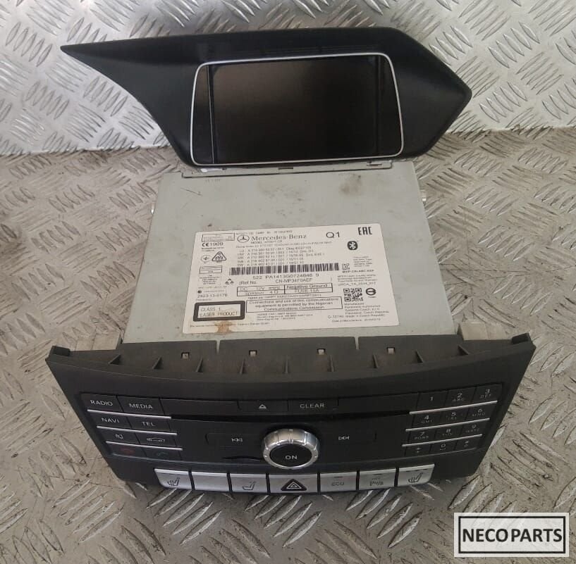 W212 W218 FACELIFT RADIO NAVIGATIE NAVIGATIESYSTEEM ORIGINEE, Auto-onderdelen, Gebruikt, Ophalen of Verzenden, Achter, -