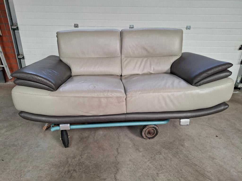 Chateau d'Ax - Canapé/fauteuil/sièges en cuir de luxe, Enlèvement, Utilisé, Cuir, Italian