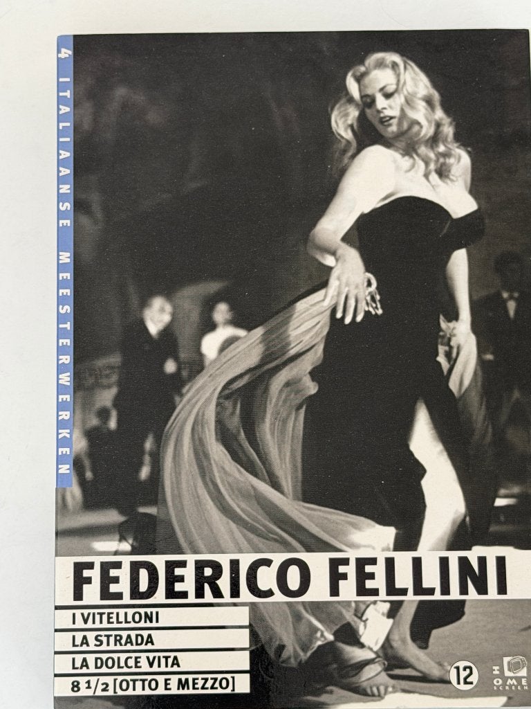 Federico Fellini - 4 Italiaanse Meesterwerken (DVD), Cd's en Dvd's, Dvd's | Filmhuis, Gebruikt, Drama, Nederlands, Italiaans