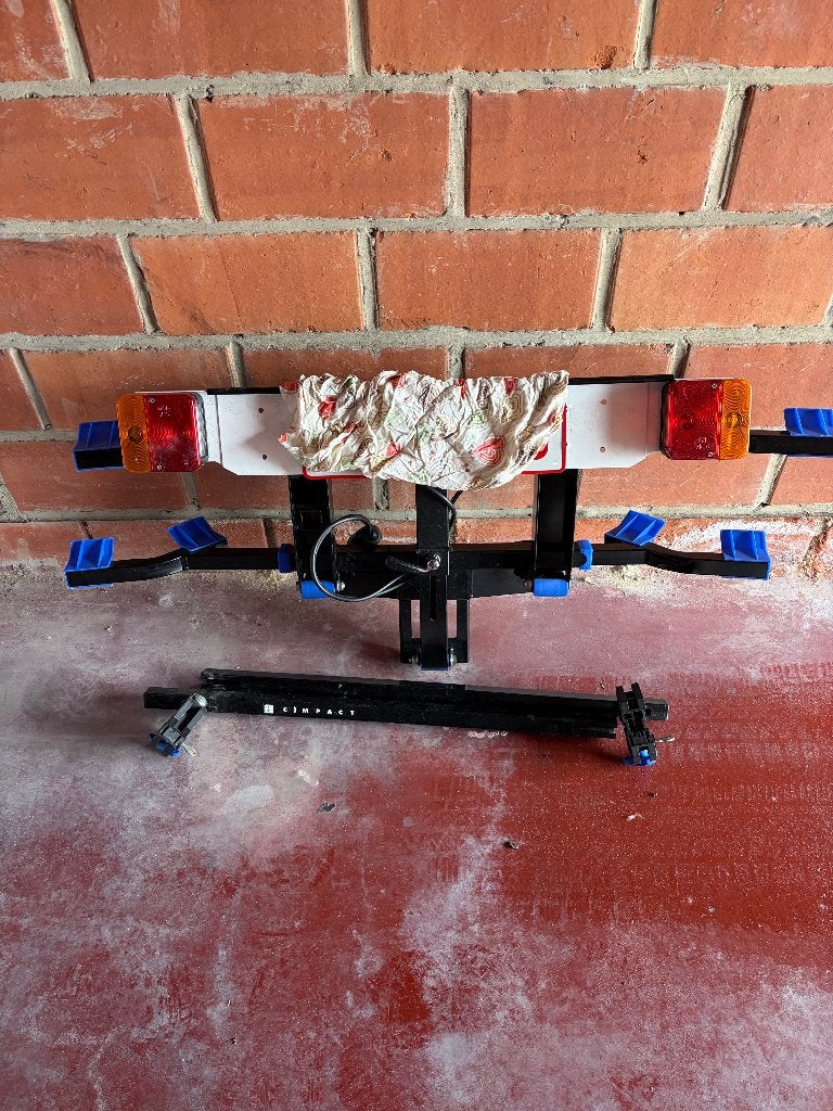 Fietsendrager Tacx, Auto diversen, Fietsendragers, Ophalen, 2 fietsen, Gebruikt, Trekhaakdrager