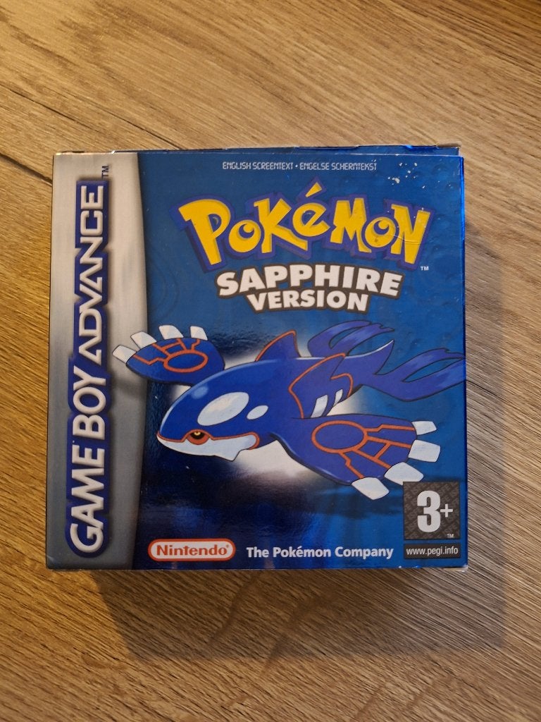 Pokémon Sapphire (GBA) (PAL), Enlèvement ou Envoi, 1 joueur, Aventure et Action, Utilisé