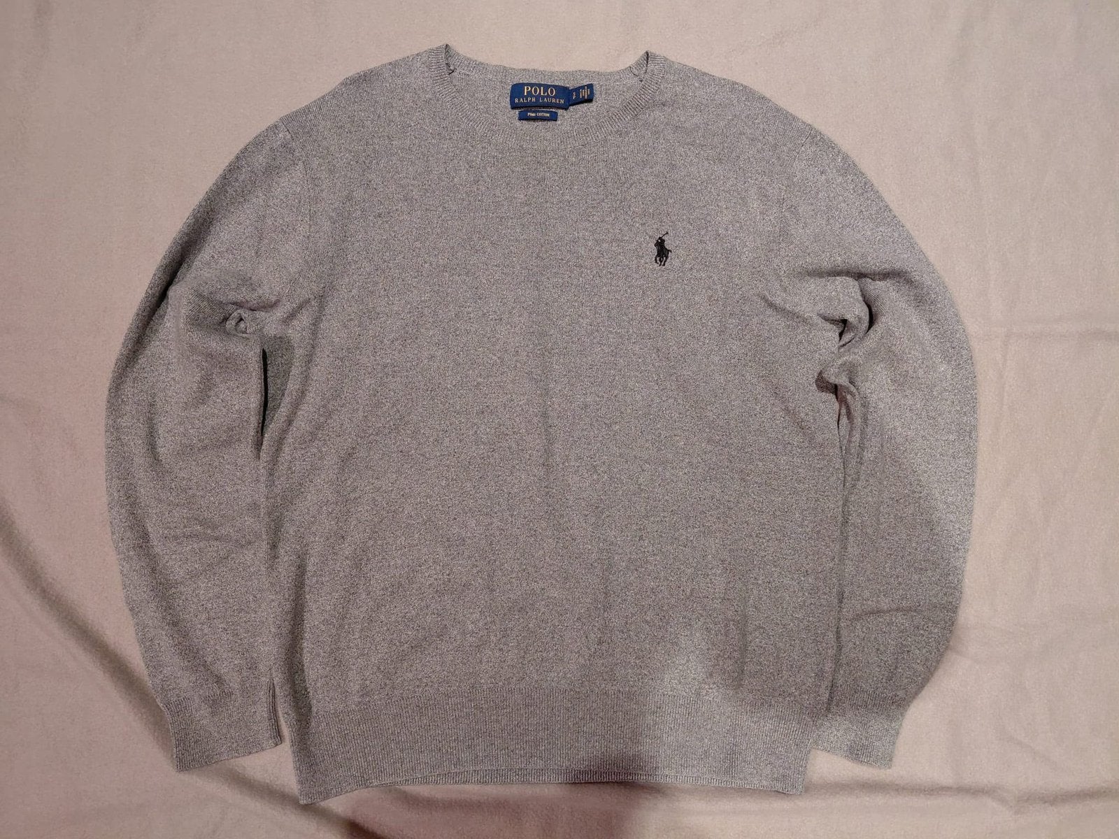 Ralph lauren trui grijs maat S, Enlèvement ou Envoi, Comme neuf, Taille 46 (S) ou plus petite, Gris