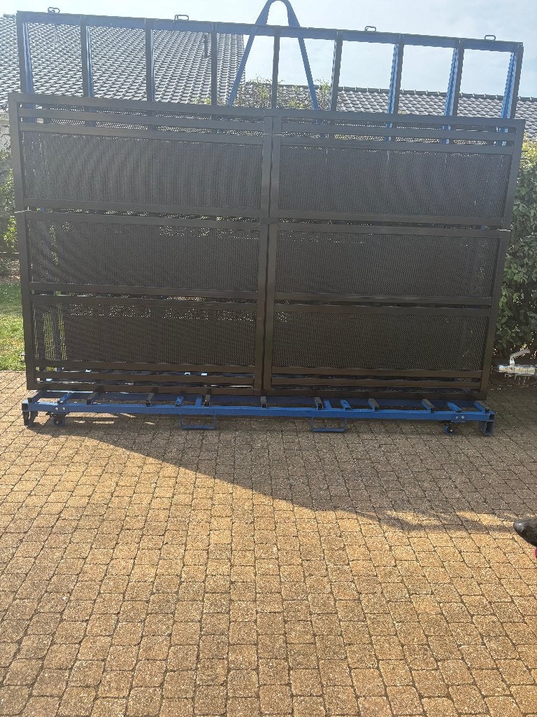 nieuwe poort uit stock, Tuin en Terras, Ophalen, Staal, Nieuw, 150 tot 200 cm