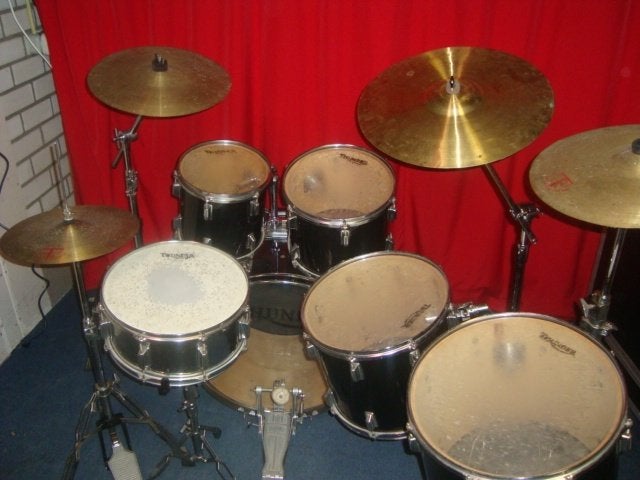 Gebruikt: Thunder drumstel compleet 6-delig, Ophalen, Gebruikt, Trommel