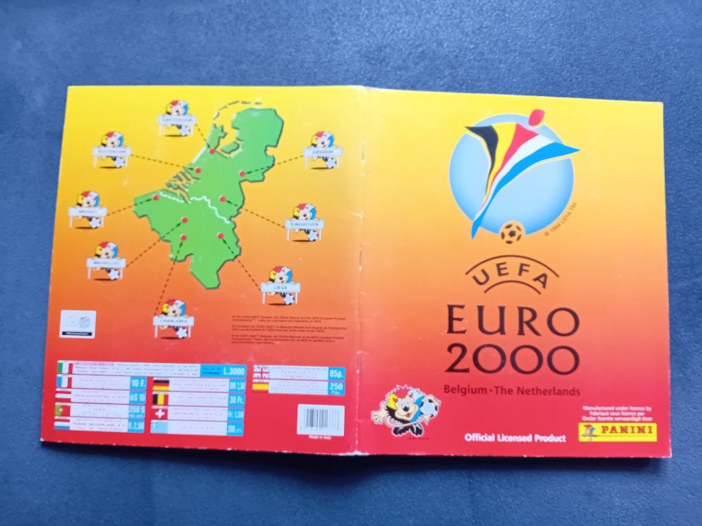 panini stickerboek EURO 2000, Ophalen of Verzenden, Zo goed als nieuw, Plaatje