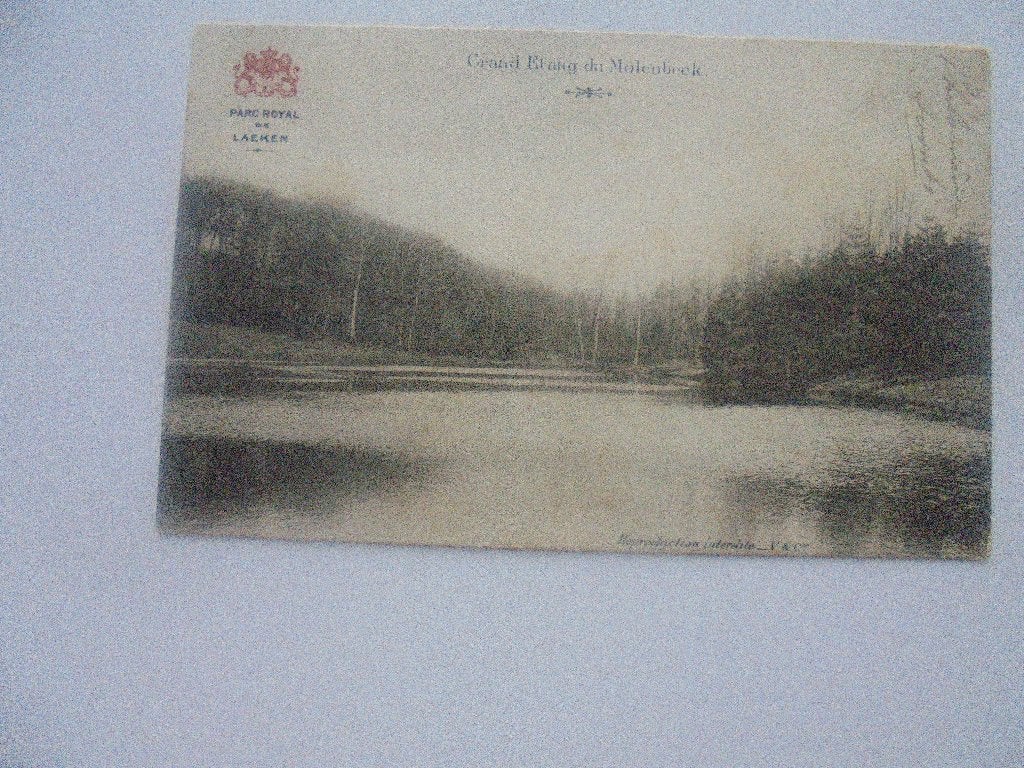 molenbeek - grand etang du molenbeek, Envoi, Avant 1920, Affranchie, Bruxelles (Capitale)