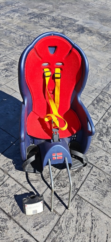 Siège vélo, 0 à 18 kg, Repose-pieds, Enlèvement, Utilisé