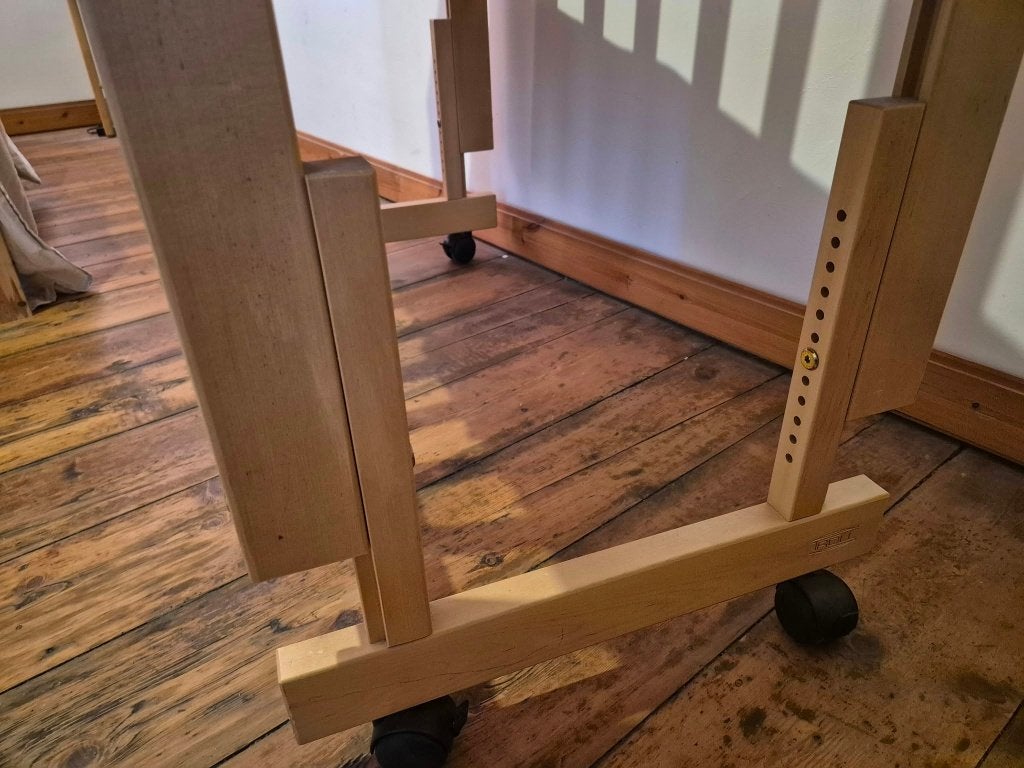 Houten slaapbed zonder matras, Ophalen, Gebruikt, Matras