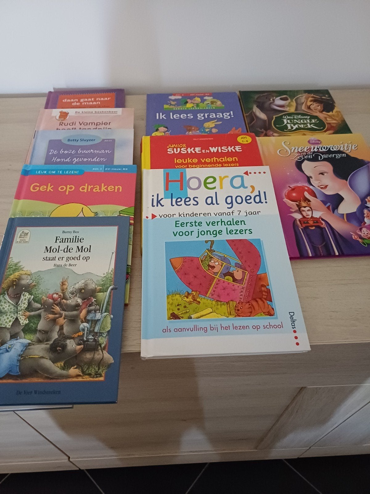 pakket leesboekjes vanaf 7 jaar, Ophalen