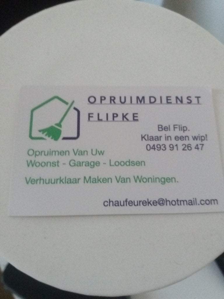 opruimdienst, Ophalen