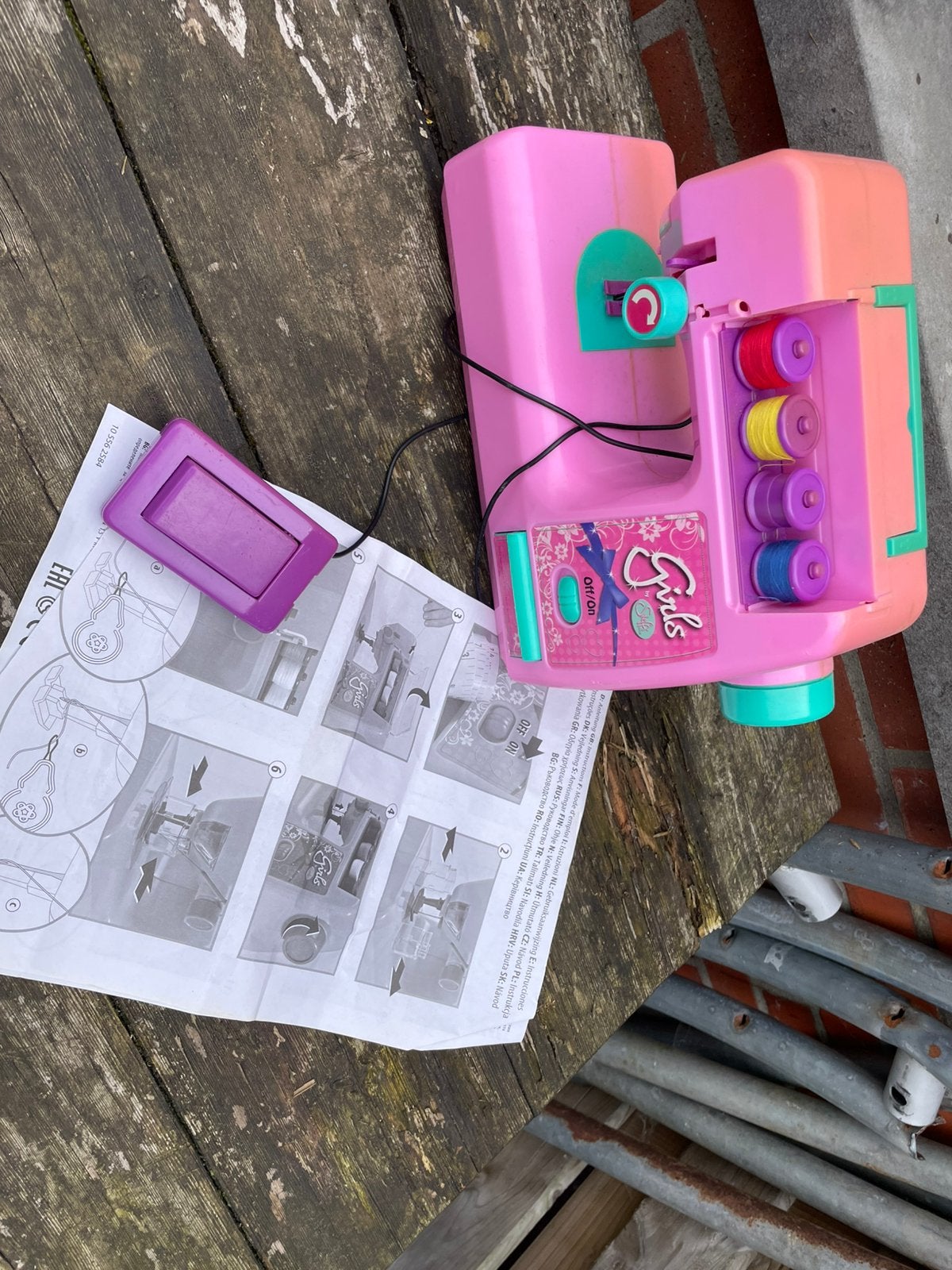 Naaimachine voor kinderen, Hobby en Vrije tijd, Naaimachines en Toebehoren, Ophalen, Zo goed als nieuw, Naaimachine