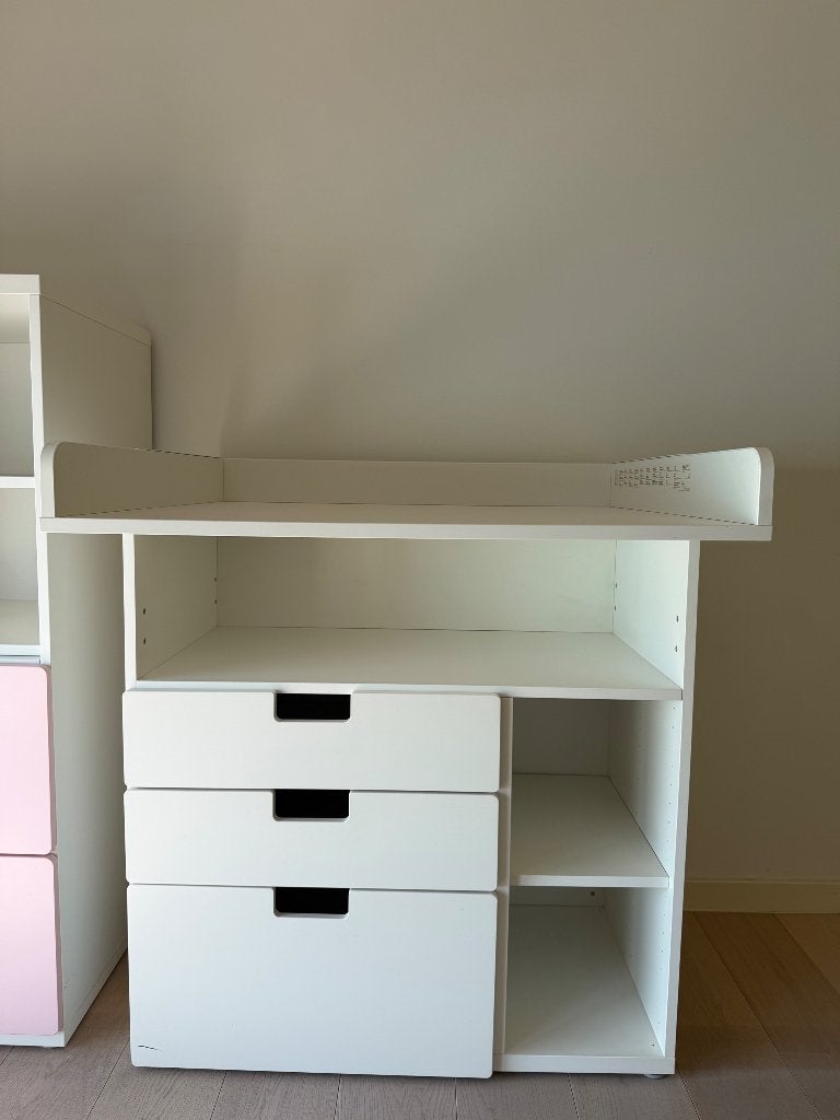 IKEA Stuva luiertafel wit, Ophalen, Gebruikt, 70 cm of meer, 75 tot 100 cm