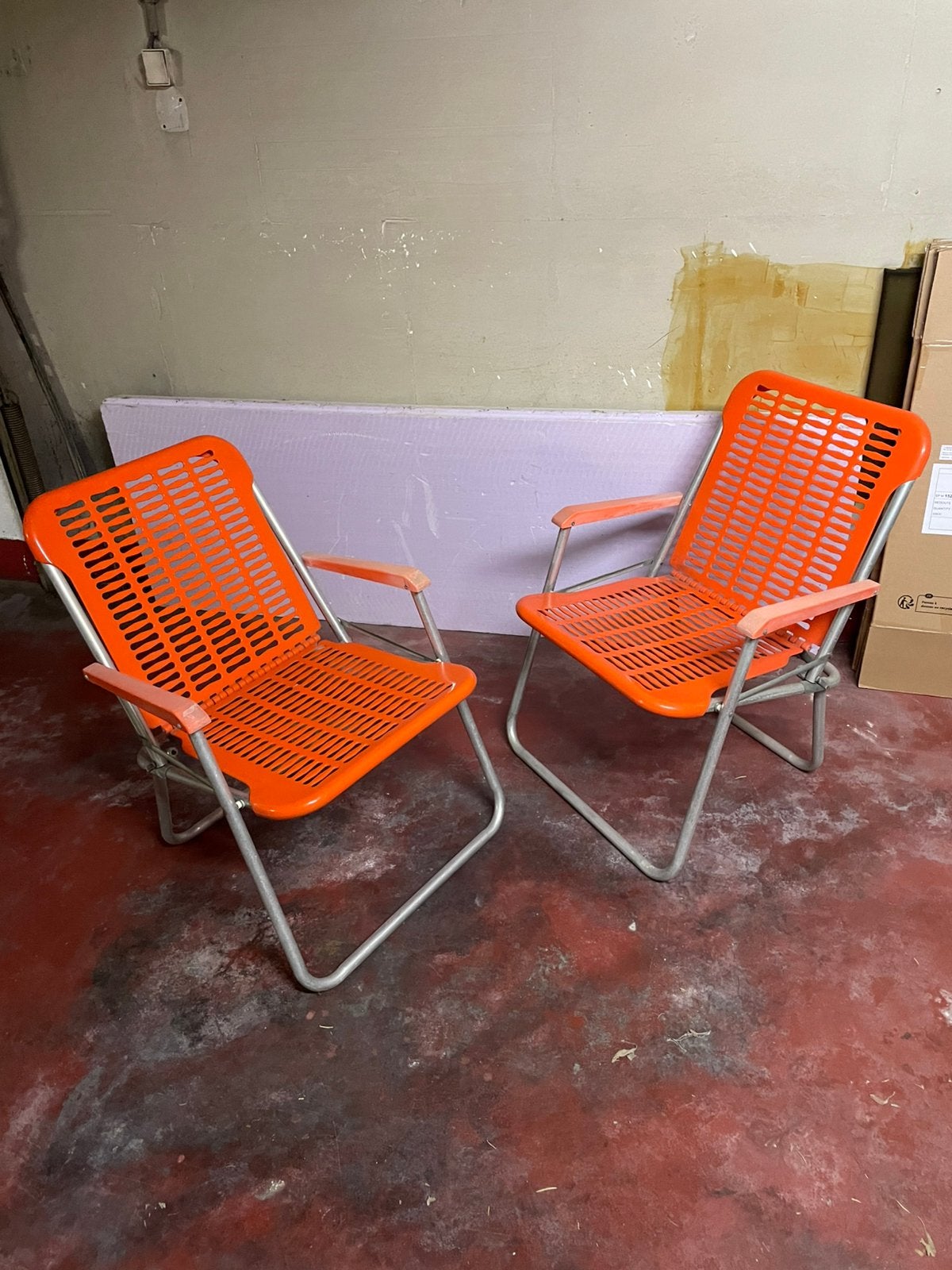 Chaises de plage/d’exterieur pliable, Enlèvement, Comme neuf, Plastique, Pliant