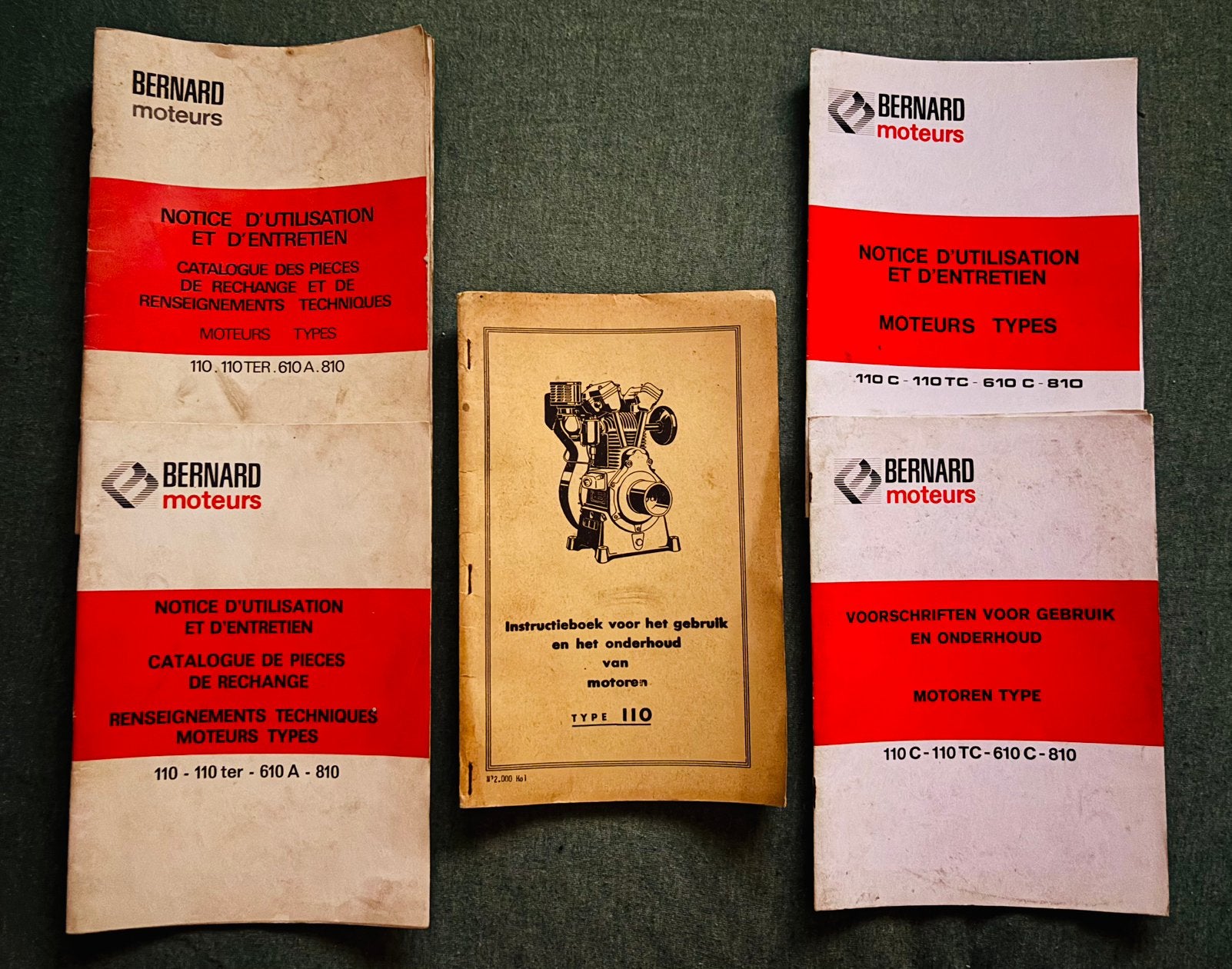 Bernard Moteurs instructieboekje + catalogi, Ophalen of Verzenden
