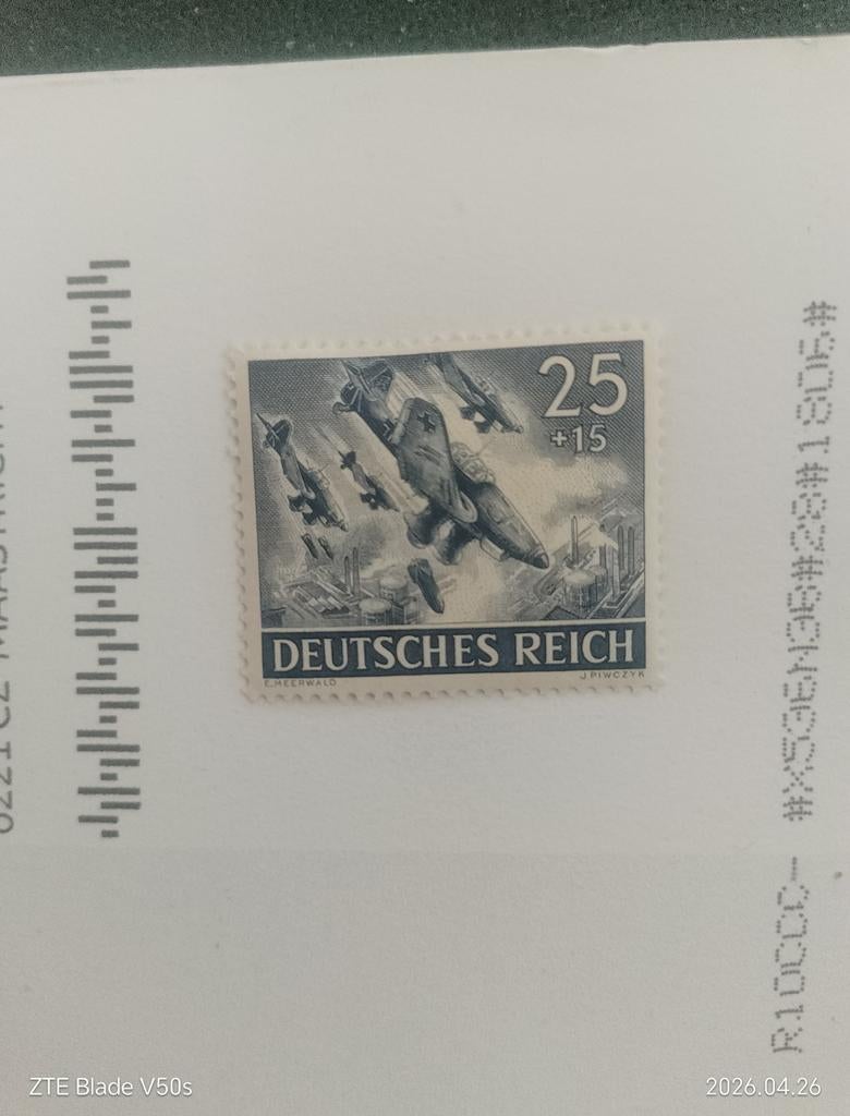 Timbres du Deutsches Reich, Enlèvement ou Envoi