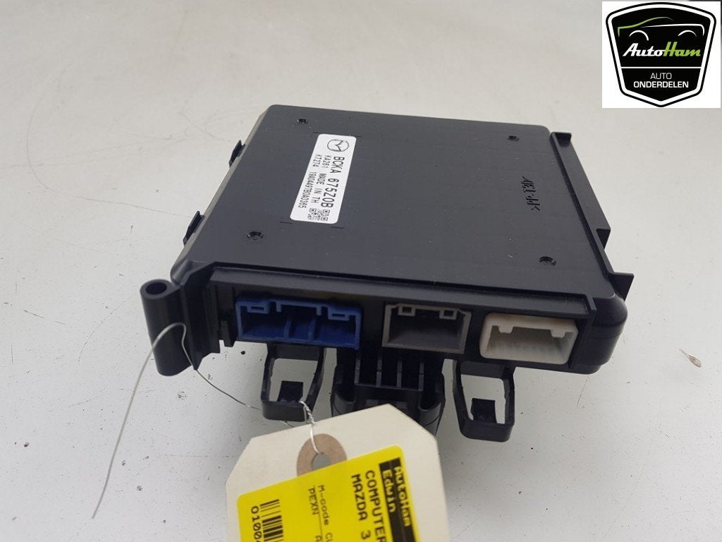 COMPUTER BODY CONTROL Mazda 3 Sport (BP) (|BCKA675Z0B|), Dhr. J. Ham, Gebruikt, Administratie@autoham.nl, Mazda