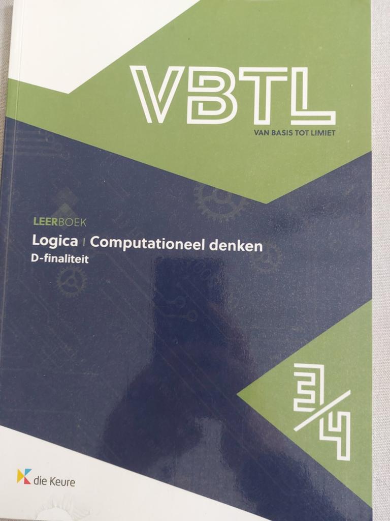 VBTL Logica/computationeel denken d-finaliteit 3/4, Boeken, Schoolboeken, ASO, Wiskunde A, Ophalen of Verzenden, Nieuw