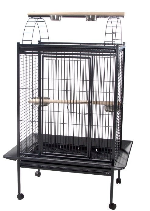 Siège Parrot Cage Free 892 gris foncé, Animaux & Accessoires, Oiseaux | Cages & Volières, Enlèvement, Neuf, Aluminium, Cage à oiseaux